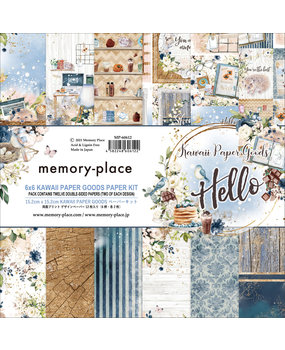 Memory Place Kawaii Paper Goods Kit Hello 6x6 Inch Paper Pack (MP-60612) Memory Place Kawaii Paper Goods Kit Hello 6x6 Inch Paper Pack (MP-60612)