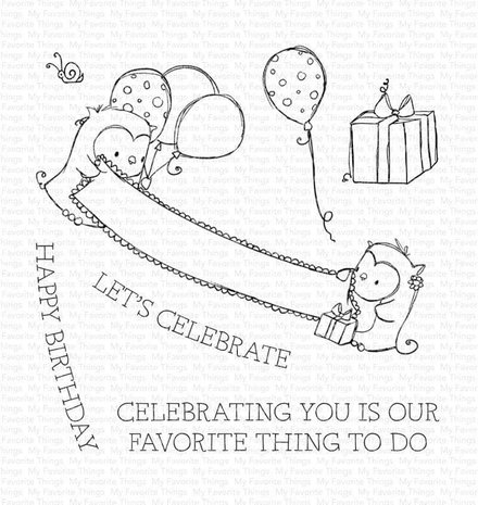 My Favorite Things Celebrating You Clear Stamps (RAM-021) My Favorite Things Celebrating You Clear Stamps (RAM-021)