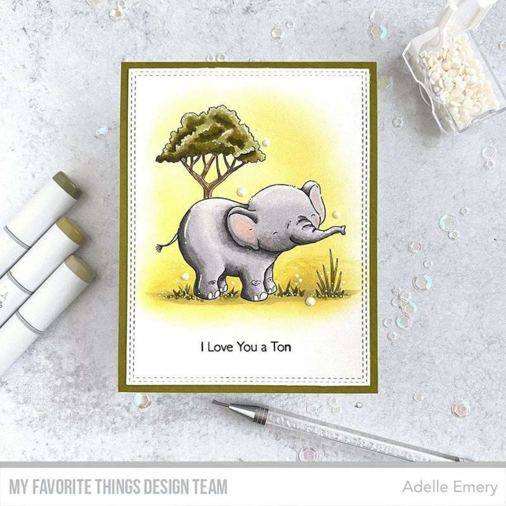 My Favorite Things Sweetest Safari Set 1 Clear Stamps (SY-36)