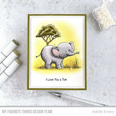 My Favorite Things Sweetest Safari Set 1 Clear Stamps (SY-36)