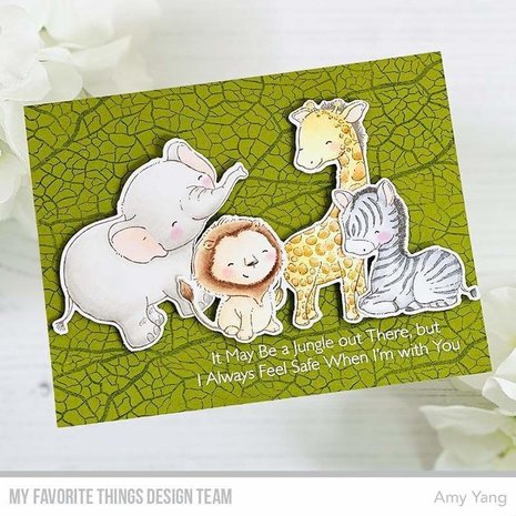 My Favorite Things Sweetest Safari Set 1 Clear Stamps (SY-36)