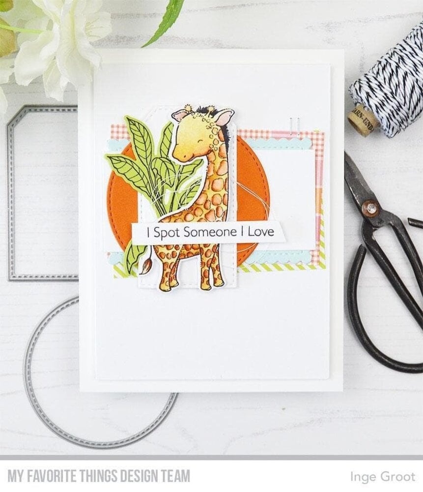 My Favorite Things Sweetest Safari Set 2 Clear Stamps (SY-37)