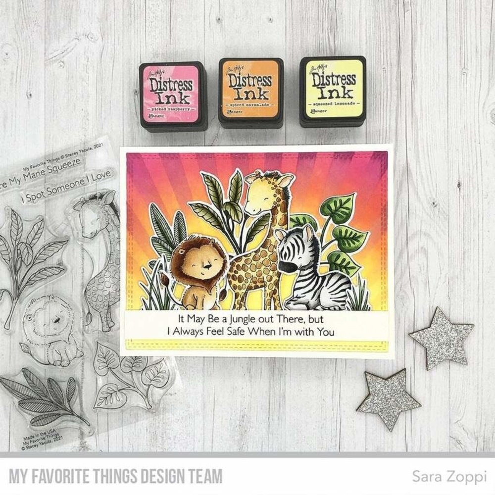 My Favorite Things Sweetest Safari Set 2 Clear Stamps (SY-37)