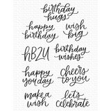 My Favorite Things Mini Birthday Messages Clear Stamps (CS-581)