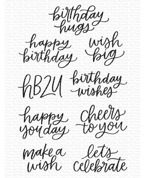 My Favorite Things Mini Birthday Messages Clear Stamps (CS-581) My Favorite Things Mini Birthday Messages Clear Stamps (CS-581)