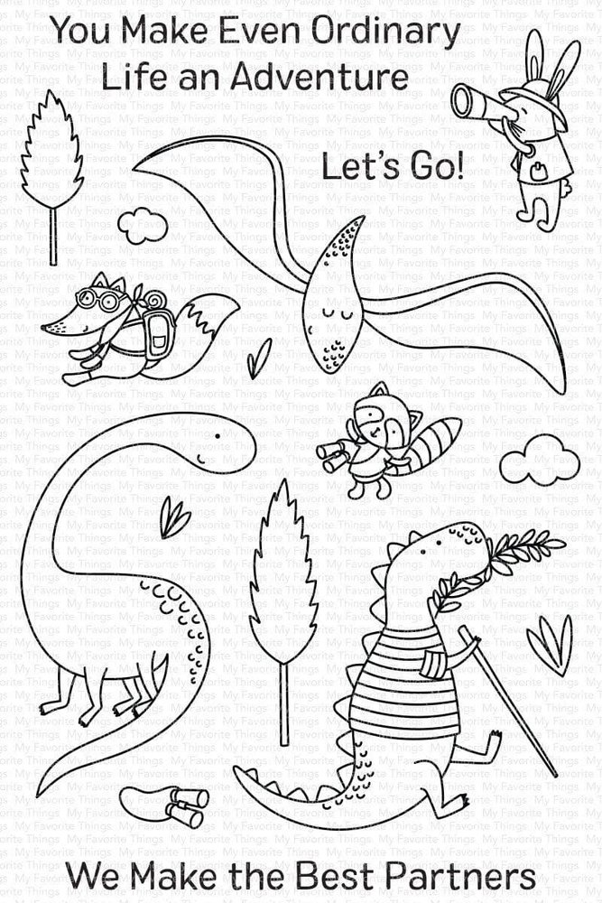 My Favorite Things Dino Adventure Clear Stamps (CS-591) My Favorite Things Dino Adventure Clear Stamps (CS-591)