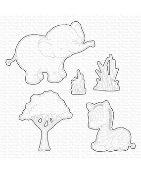 My Favorite Things Die-namics Sweetest Safari Set 1 (MFT-2066) My Favorite Things Die-namics Sweetest Safari Set 1 (MFT-2066)