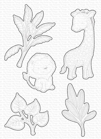 My Favorite Things Die-namics Sweetest Safari Set 2 (MFT-2067)