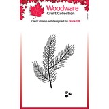 Woodware Singles Mini Pine Branch Clear Stamp (JGM014)