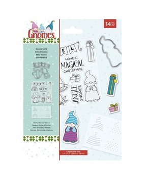 Crafter's Companion Gnomes Gnome Child Stamp & Die & Stencil (NG-GN-STD-GCHIL) Crafter's Companion Gnomes Gnome Child Stamp & Die & Stencil (NG-GN-STD-GCHIL)
