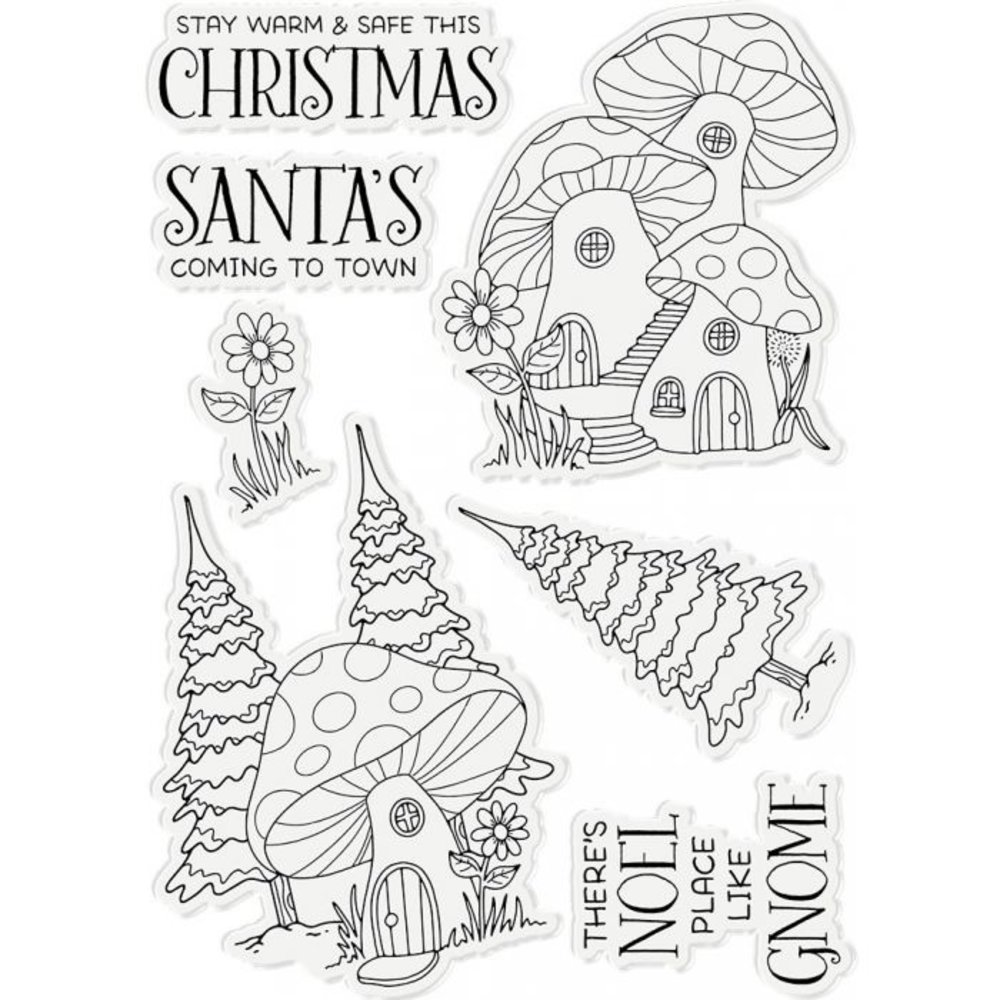 Crafter's Companion Gnomes Gnome Village Clear Stamps (NG-GN-ST-GVILL)