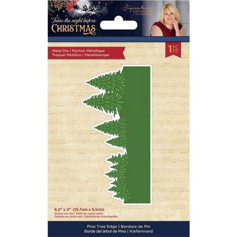 Crafter's Companion Twas the Night Before Christmas Pine Tree Edge Die (S-TNBC-MD-PTEDG) Crafter's Companion Twas the Night Before Christmas Pine Tree Edge Die (S-TNBC-MD-PTEDG)