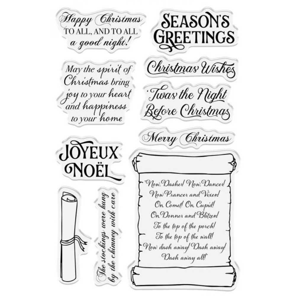 Crafter's Companion Twas the Night Before Christmas Happy Christmas to All Clear Stamps (S-TNBC-ST-HCTA) Crafter's Companion Twas the Night Before Christmas Happy Christmas to All Clear Stamps (S-TNBC-ST-HCTA)