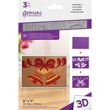Gemini Jingle Bells 3D Embossing Folder & Stencil (GEM-EF5-3D-JINB)
