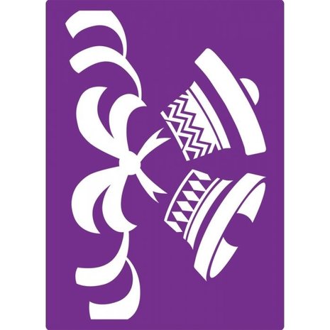 Gemini Jingle Bells 3D Embossing Folder & Stencil (GEM-EF5-3D-JINB) Gemini Jingle Bells 3D Embossing Folder & Stencil (GEM-EF5-3D-JINB)