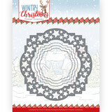 Yvonne Creations Wintery Christmas Stars Frame Die (YCD10242)