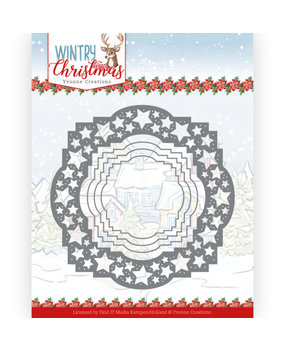 Yvonne Creations Wintery Christmas Stars Frame Die (YCD10242) Yvonne Creations Wintery Christmas Stars Frame Die (YCD10242)