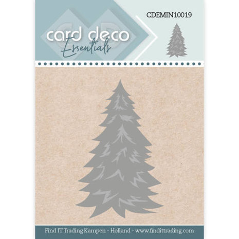 Card Deco Mini Snijmal Christmas Tree (CDEMIN10019)