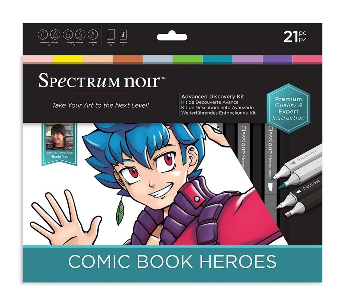 Spectrum Noir Discovery Kit Advanced Comic Book Heroes (SPECN-ADIS-COMH) Spectrum Noir Discovery Kit Advanced Comic Book Heroes (SPECN-ADIS-COMH)