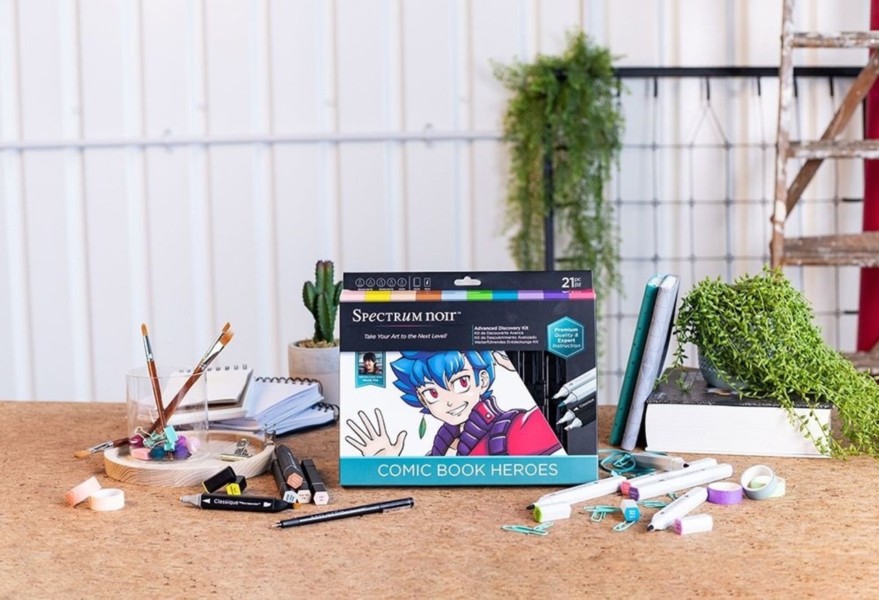 Spectrum Noir Discovery Kit Advanced Comic Book Heroes (SPECN-ADIS-COMH) Spectrum Noir Discovery Kit Advanced Comic Book Heroes (SPECN-ADIS-COMH)