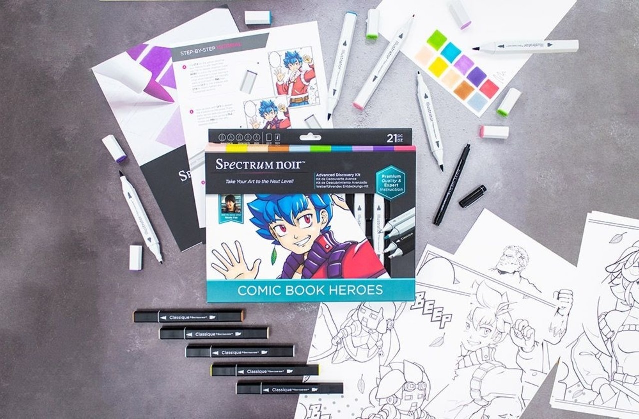 Spectrum Noir Discovery Kit Advanced Comic Book Heroes (SPECN-ADIS-COMH) Spectrum Noir Discovery Kit Advanced Comic Book Heroes (SPECN-ADIS-COMH)