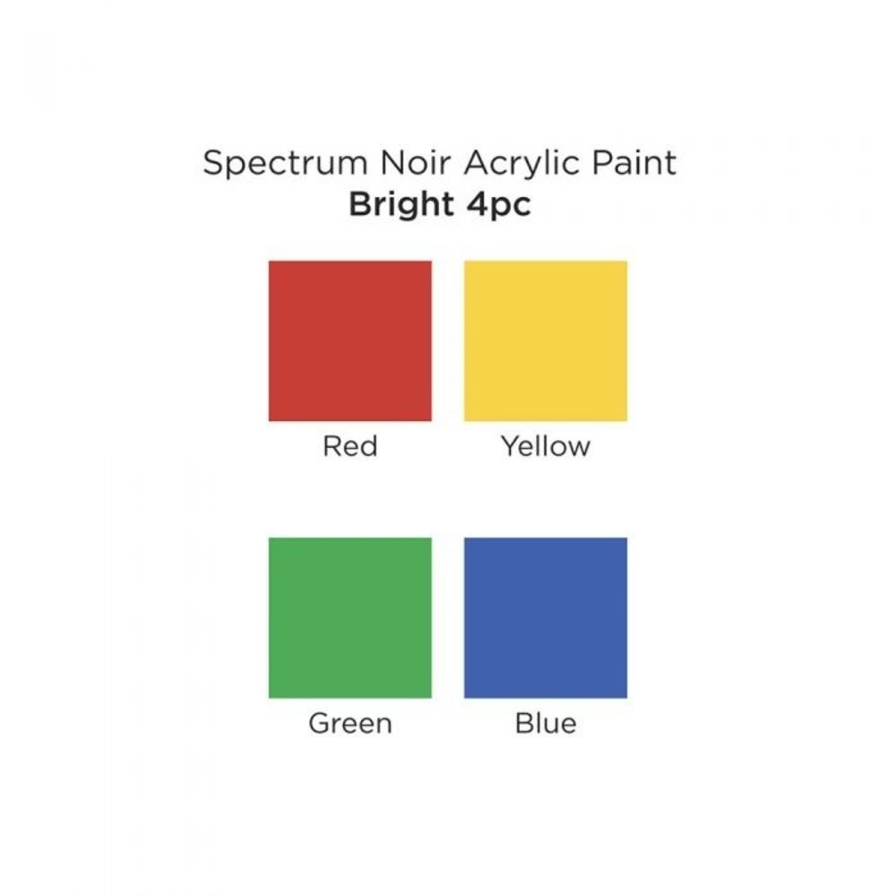 Spectrum Noir Acrylic Paint Markers Bright (SN-ACPM-BRI4)