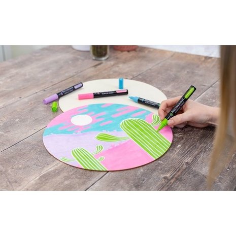 Spectrum Noir Acrylic Paint Markers Pastel (SN-ACPM-PAS4)