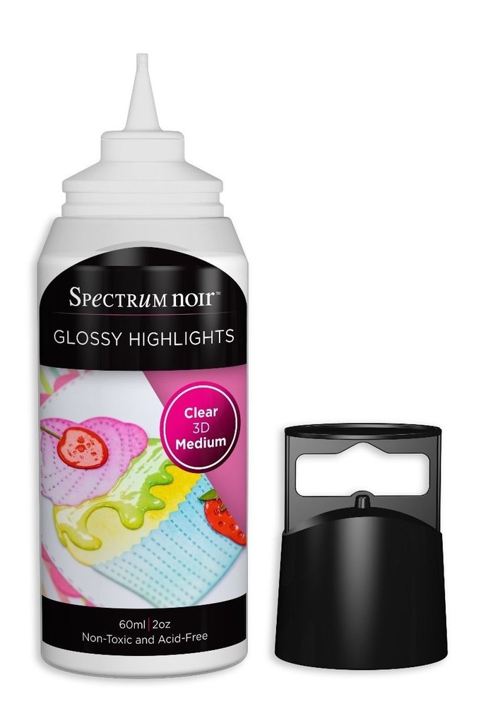 Spectrum Noir Glossy Highlights Clear 60ml (SN-GLHI-CL60) Spectrum Noir Glossy Highlights Clear 60ml (SN-GLHI-CL60)