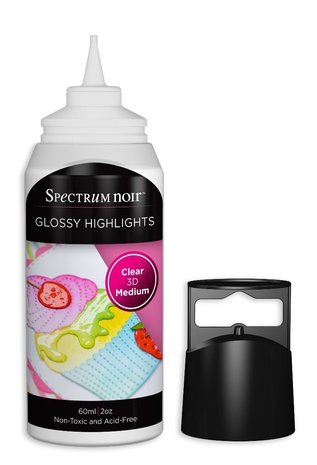 Spectrum Noir Glossy Highlights Clear 60ml (SN-GLHI-CL60) Spectrum Noir Glossy Highlights Clear 60ml (SN-GLHI-CL60)