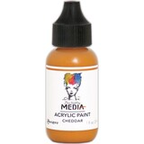 Dina Wakley MEdia Heavy Body Acrylic Paint Cheddar (MDQ53972) Dina Wakley MEdia Heavy Body Acrylic Paint Cheddar (MDQ53972)