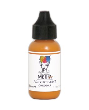 Dina Wakley MEdia Heavy Body Acrylic Paint Cheddar (MDQ53972)