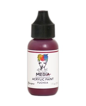 Dina Wakley MEdia Heavy Body Acrylic Paint Fuchsia (MDQ54009)