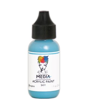 Dina Wakley MEdia Heavy Body Acrylic Paint Sky (MDQ54085)