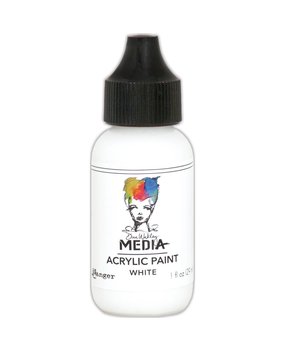 Dina Wakley MEdia Heavy Body Acrylic Paint White (MDQ54122)