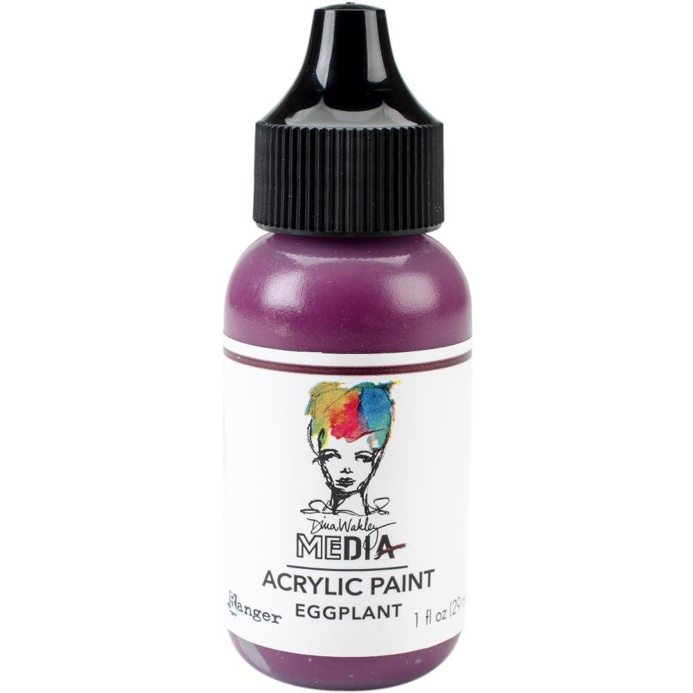 Dina Wakley MEdia Heavy Body Acrylic Paint Eggplant (MDQ59813) Dina Wakley MEdia Heavy Body Acrylic Paint Eggplant (MDQ59813)