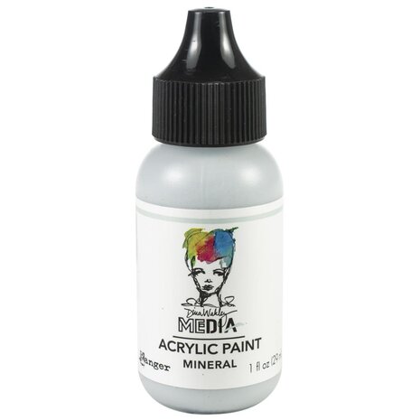 Dina Wakley MEdia Heavy Body Acrylic Paint Mineral (MDQ65616) Dina Wakley MEdia Heavy Body Acrylic Paint Mineral (MDQ65616)