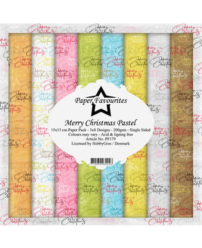 Paper Favourites Merry Christmas Pastel 6x6 Inch Paper Pack (PF179)