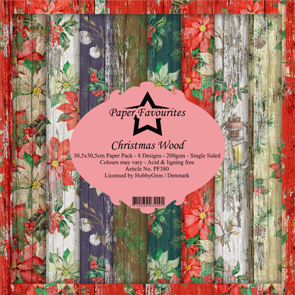 Paper Favourites Christmas Wood 12x12 Inch Paper Pack (PF380) Paper Favourites Christmas Wood 12x12 Inch Paper Pack (PF380)