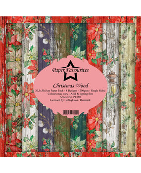 Paper Favourites Christmas Wood 12x12 Inch Paper Pack (PF380) Paper Favourites Christmas Wood 12x12 Inch Paper Pack (PF380)