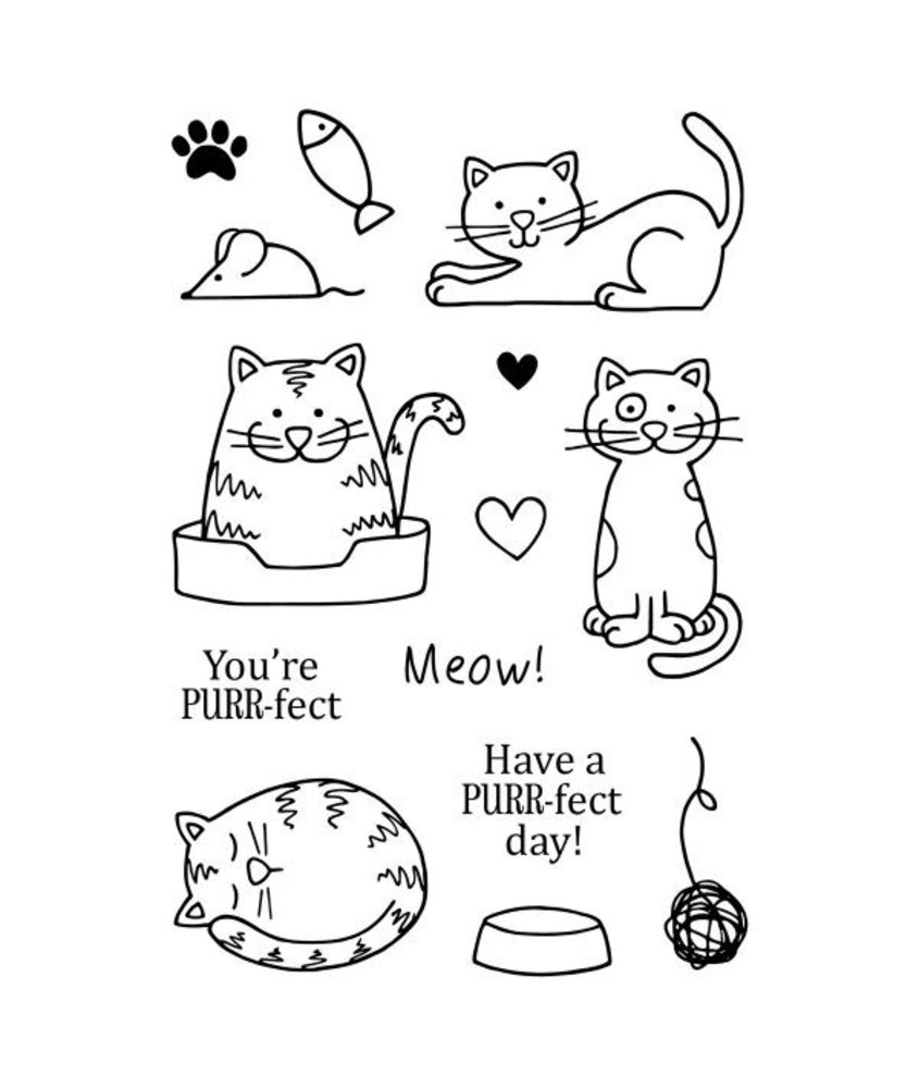 Jane's Doodles Cats Clear Stamps Jane's Doodles Cats Clear Stamps