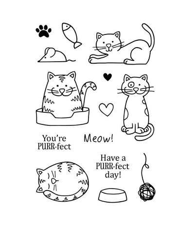 Jane's Doodles Cats Clear Stamps Jane's Doodles Cats Clear Stamps