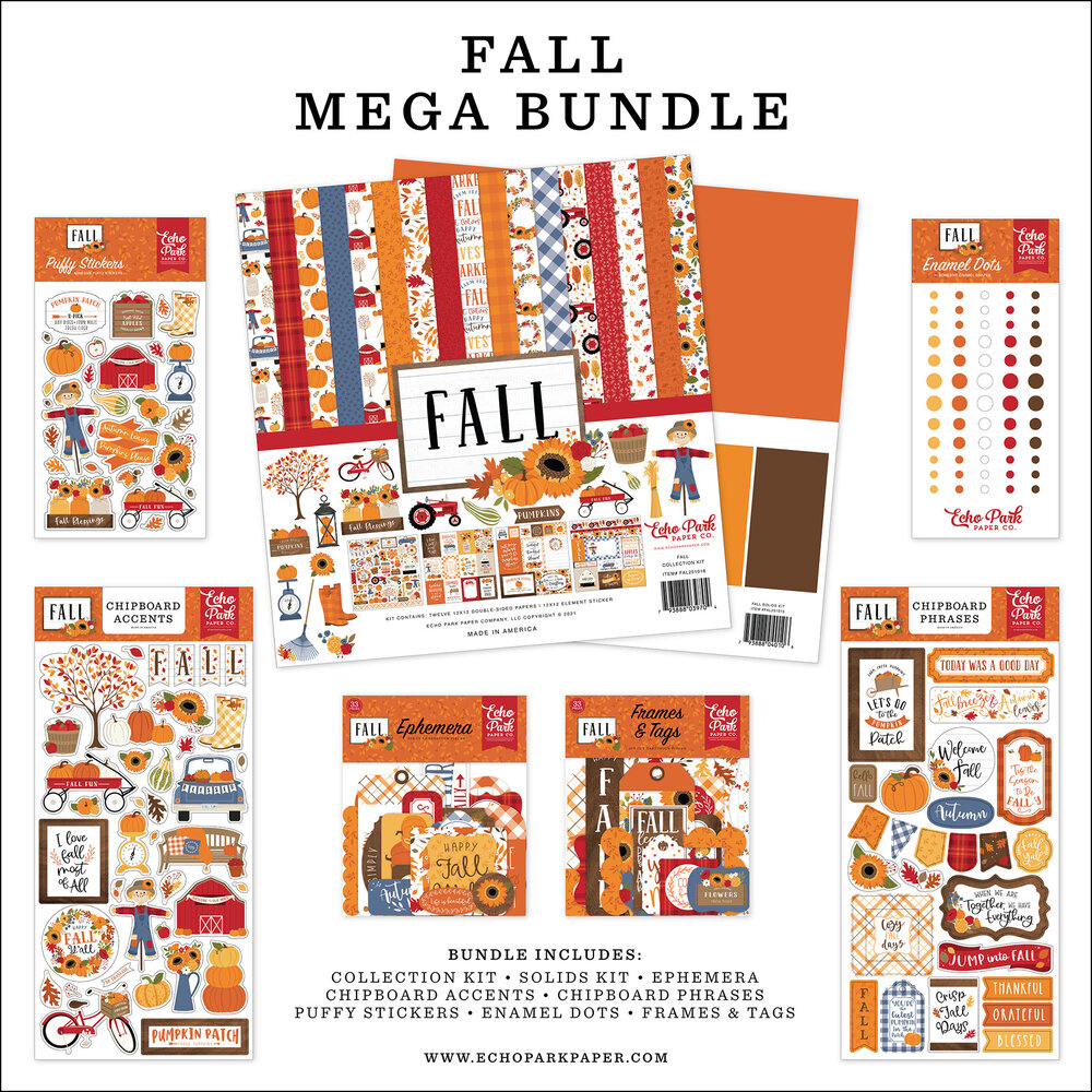 Echo Park Fall Mega Bundle (FAL251050) Echo Park Fall Mega Bundle (FAL251050)