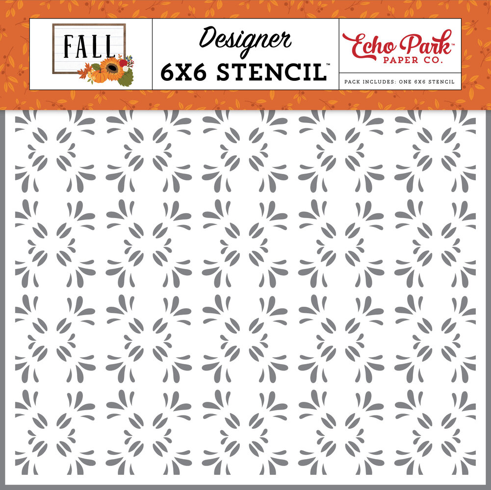 Echo Park Fall Flourish Stencil (FAL251034)