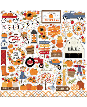 Echo Park Fall 12x12 Inch Element Sticker (FAL251014)