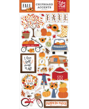 Echo Park Fall 6x13 Inch Chipboard Accents (FAL251021)*
