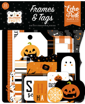 Echo Park Halloween Party Ephemera Frames & Tags (HP250025) Echo Park Halloween Party Ephemera Frames & Tags (HP250025)