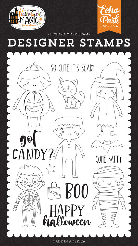 Echo Park Halloween Magic Got Candy Clear Stamps (HMA249044) Echo Park Halloween Magic Got Candy Clear Stamps (HMA249044)