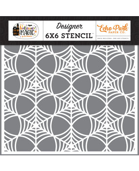 Echo Park Halloween Magic Spooky Spiderweb Stencil (HMA249033)