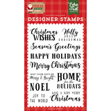 Echo Park Jingle All The Way Christmas Wishes Clear Stamps (JIN252044)
