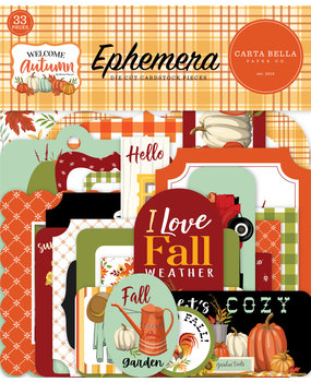 Carta Bella Welcome Autumn Ephemera (CBWA138024) Carta Bella Welcome Autumn Ephemera (CBWA138024)